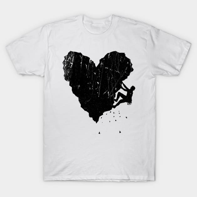 Climbing - Peak of Love T-Shirt by barmalisiRTB